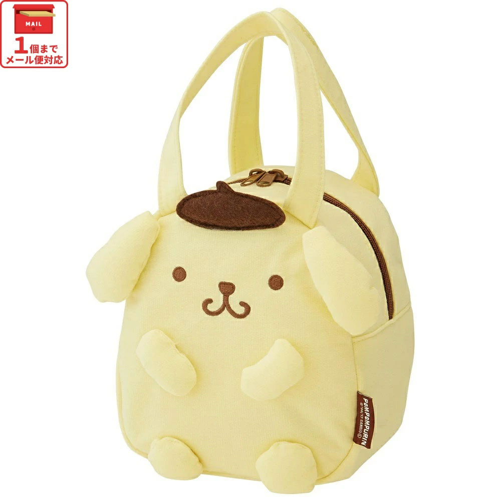ポムポムプリン スウェット素材ダイカットバッグ