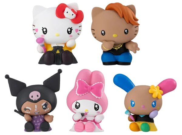 サンリオキャラクターズ みんなでおめかしフィギュアの楽天市場掲載商品画像