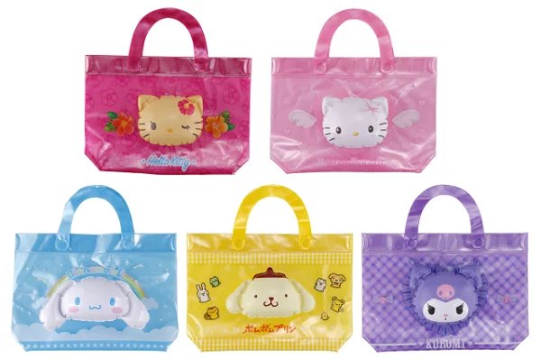 サンリオキャラクターズ ぷっくりクリアバッグの楽天市場掲載商品画像